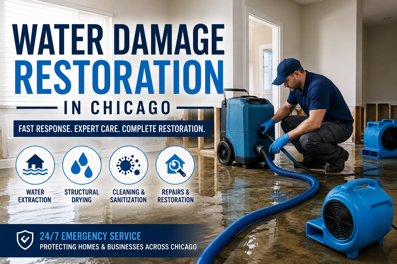 Water Damage Restoration in Chicago: Complete Homeowner's Guide to Fast Recovery
